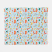 Muster für klassische FRIENDS™ Icons Fleecedecke (Vorderseite (Horizontal))