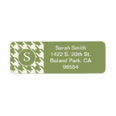 Muster für klassisches Hahnentrittmuster, grün und (Vorne)