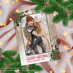 Muster für Kleider und Bauernhöfe Postkarte