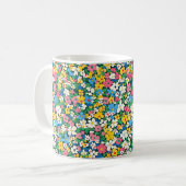 Muster für kleine Frühlingsblumen Kaffeetasse (Vorderseite Links)
