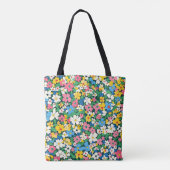 Muster für kleine Frühlingsblumen Tasche (Rückseite)