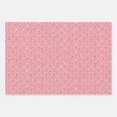 Muster für kleine Herzen und Punkte Geschenkpapier Set (Vorderseite 2)