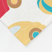 Muster für kleine junge Fahrzeuge mit Vorname Fleecedecke (Ecke)