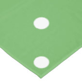 Muster für kleine Polka-Punkte: Grün Tischdecke (Schrägansicht)