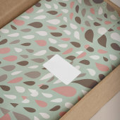 Muster für Korallen und Minze Seidenpapier