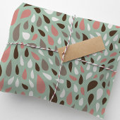 Muster für Korallen und Minze Seidenpapier