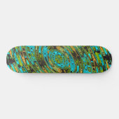 Muster für kosmisches Flüssigglas Skateboard (Horizontal)