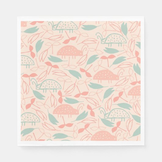 Muster für Kreatur Serviette (Vorderseite)