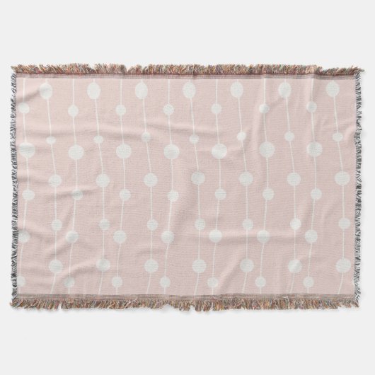 Muster für Kreise und Reihen Decke (Vorderseite)