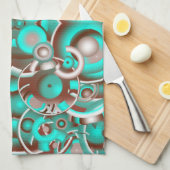 Muster für kreisförmige Himmelskonzentrische Kreis Geschirrtuch (Viertel Falte)