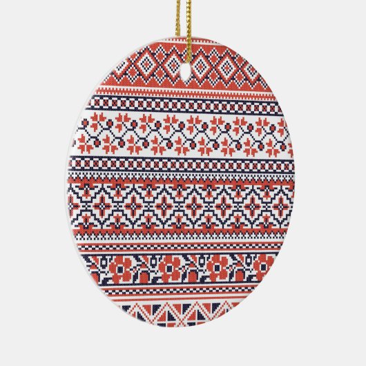 Muster für Kreuzstiche Keramikornament (Rechts)