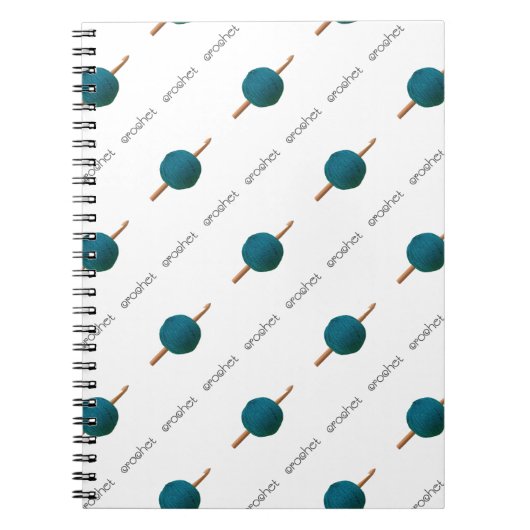 Muster für Kronenhaken und Garnelen Notizblock (Vorderseite)