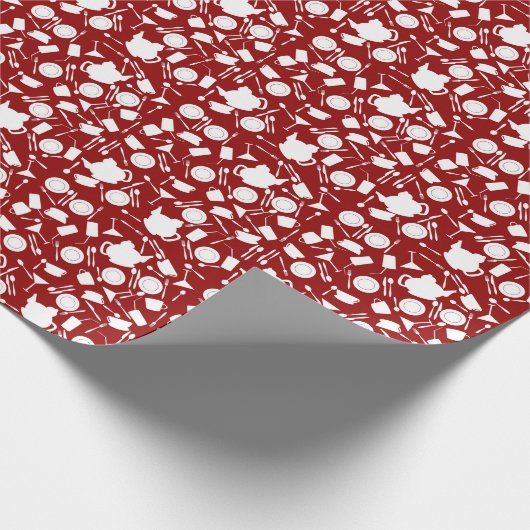 Muster für Küchenelemente Geschenkpapier (Ecke)