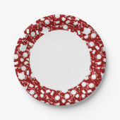 Muster für Küchenelemente Pappteller (Vorderseite)