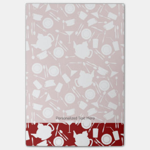 Muster für Küchenelemente Post-it Klebezettel