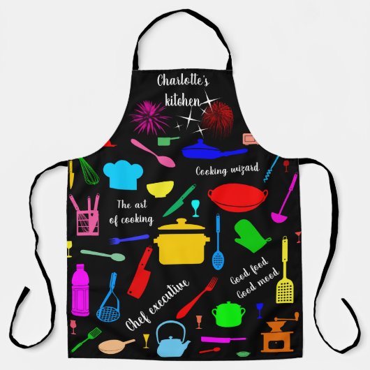 Muster für Küchengeschirr Schürze (Vorderseite)