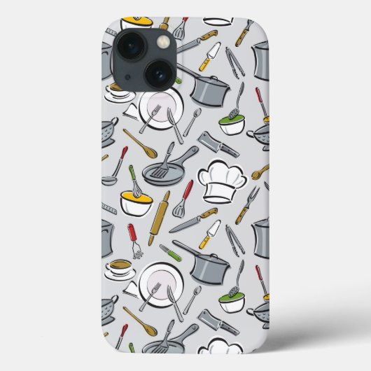 Muster für Küchenwerkzeuge Case-Mate iPhone Hülle (Rückseite)