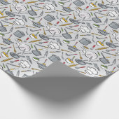 Muster für Küchenwerkzeuge Geschenkpapier (Ecke)
