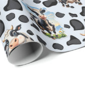 Muster für Kuhmuster Geschenkpapier (Rolleneckpunkt)