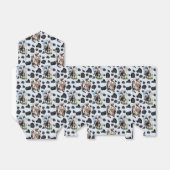 Muster für Kuhmuster Geschenkschachtel (Ungefaltet)