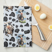 Muster für Kuhmuster Geschirrtuch (Viertel Falte)