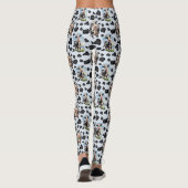 Muster für Kuhmuster Leggings (Rückseite)