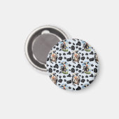 Muster für Kuhmuster Magnet (Vorderseite/Rückseite)