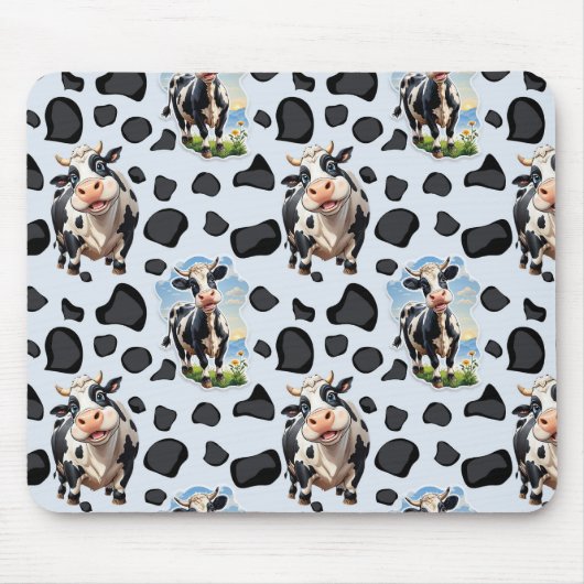 Muster für Kuhmuster Mousepad (Vorne)