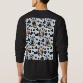 Muster für Kuhmuster Sweatshirt (Rückseite)