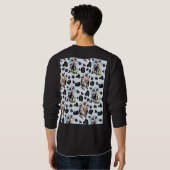 Muster für Kuhmuster Sweatshirt (Schwarz voll)