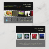 Muster für kundenspezifische Visitenkarten-Fotos Visitenkarte (Vorne/Hinten)