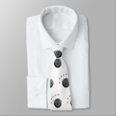 Muster für kundenspezifisches Bowling Ball & Butto Krawatte (Gebunden)