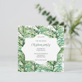 Muster für künstlerische Wasserfarben Einladung (Stehend Vorderseite)