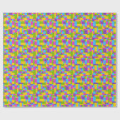 Muster für Kunststoffkonstruktionsblöcke Geschenkpapier (Flach)