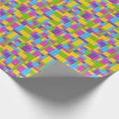 Muster für Kunststoffkonstruktionsblöcke Geschenkpapier (Ecke)