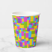 Muster für Kunststoffkonstruktionsblöcke Pappbecher (Vorderseite)