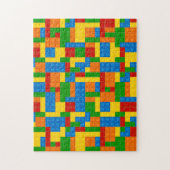 Muster für Kunststoffkonstruktionsblöcke Puzzle (Vertikal)