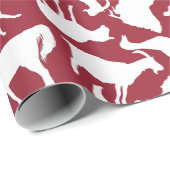 Muster für Landtiere Geschenkpapier (Rolleneckpunkt)