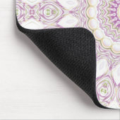 Muster für Lavendel und grüne Pastel Mandala Mousepad (Ecke)