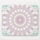 Muster für Lavendel und grüne Pastel Mandala Mousepad (Vorne)