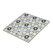 Muster für Lavendel- und Minzhexagons und Kreise Fliese (Seite)