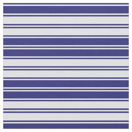 Muster für Lavender & Midnight Blue Stripes Stoff (Nahaufnahme)