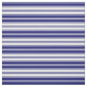 Muster für Lavender & Midnight Blue Stripes Stoff (Muster)