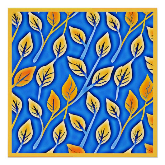 Muster für lebendige ColorVista-Blätter Poster (Vorderseite)