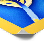 Muster für lebendige ColorVista-Blätter Poster (Ecke)