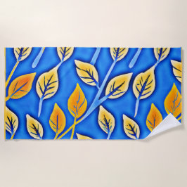 Muster für lebendige ColorVista-Blätter Strandtuch
