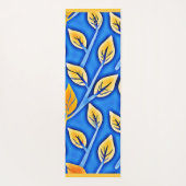 Muster für lebendige ColorVista-Blätter Yogamatte (Rückseite)