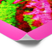 Muster für lebendige Natur-Blätter Poster (Ecke)