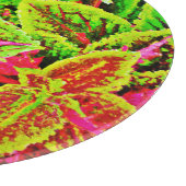 Muster für lebendige Natur-Blätter Schneidebrett (Ecke)