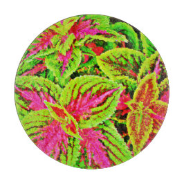 Muster für lebendige Natur-Blätter Schneidebrett